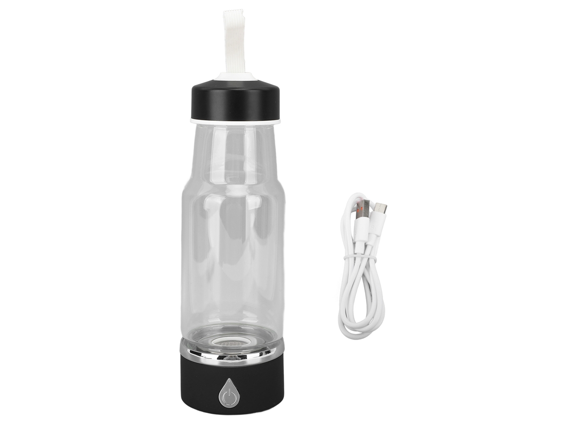 Botella De Agua Portátil Recargable Con Generador De Iones De Hidrógeno, 420 Ml.