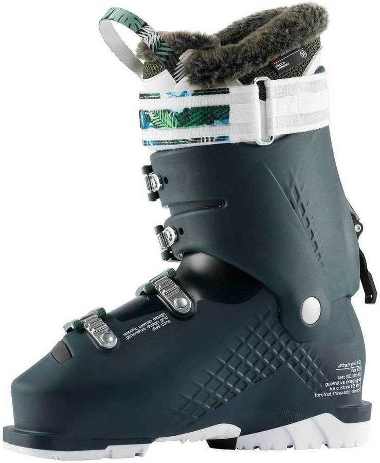 Rossignol Track Pro 100 w botas esquí mujer verde oscuro 24 65110 24.0