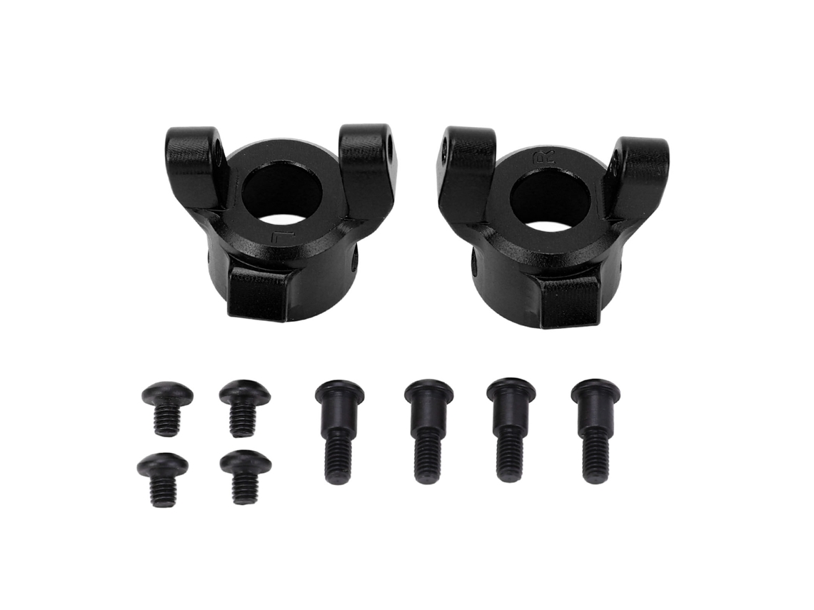 Soporte De Buje En Forma De C Para Coche Rc Crawler, Delantero Y Trasero, Contrapeso De Aleación De Aluminio Para Scx10 Pro, Negro