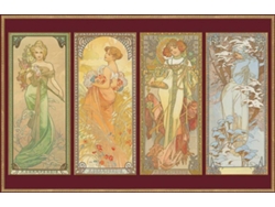 Puzzle PIATNIK Mucha The Times of the Day (Edad Mínima: 12 Anos - 1000 Piezas)