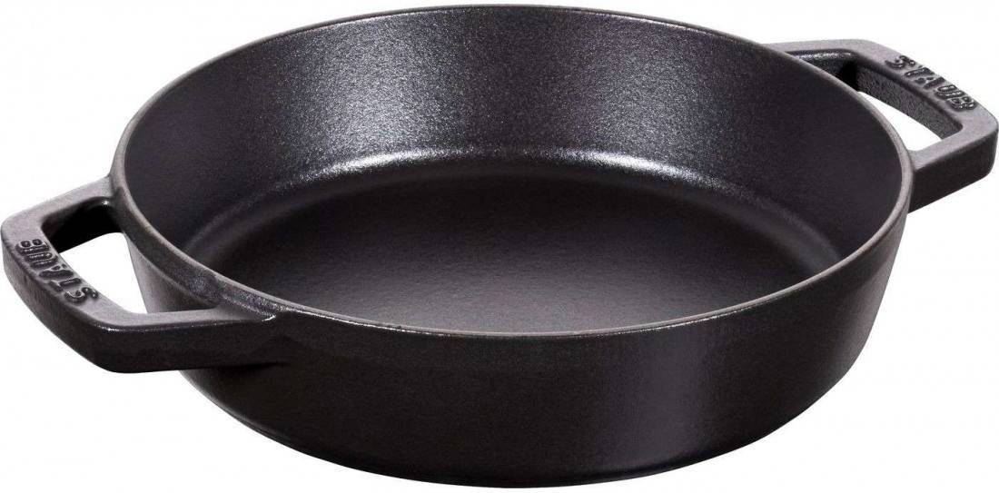 Sartén STAUB (Negro - Hierro Fundido - 34 cm)