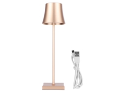 Lámpara de mesa LED con carga USB y regulador táctil, luz de lectura para sala de estar, bar y dormitorio.