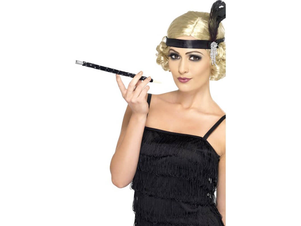 Boquilla DISFRAZZES Boquilla Para Cigarrillos Con Lentejuelas (Talla: Talla Universal)