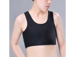 Top Corto Sin Mangas Para Mujer, Faja De Compresión Para El Pecho, Ideal Para Verano Y Primavera.