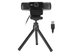 Cámara Web De Computadora Hd 1080p Rotatoria 360° Para Video Conferencias En Vivo