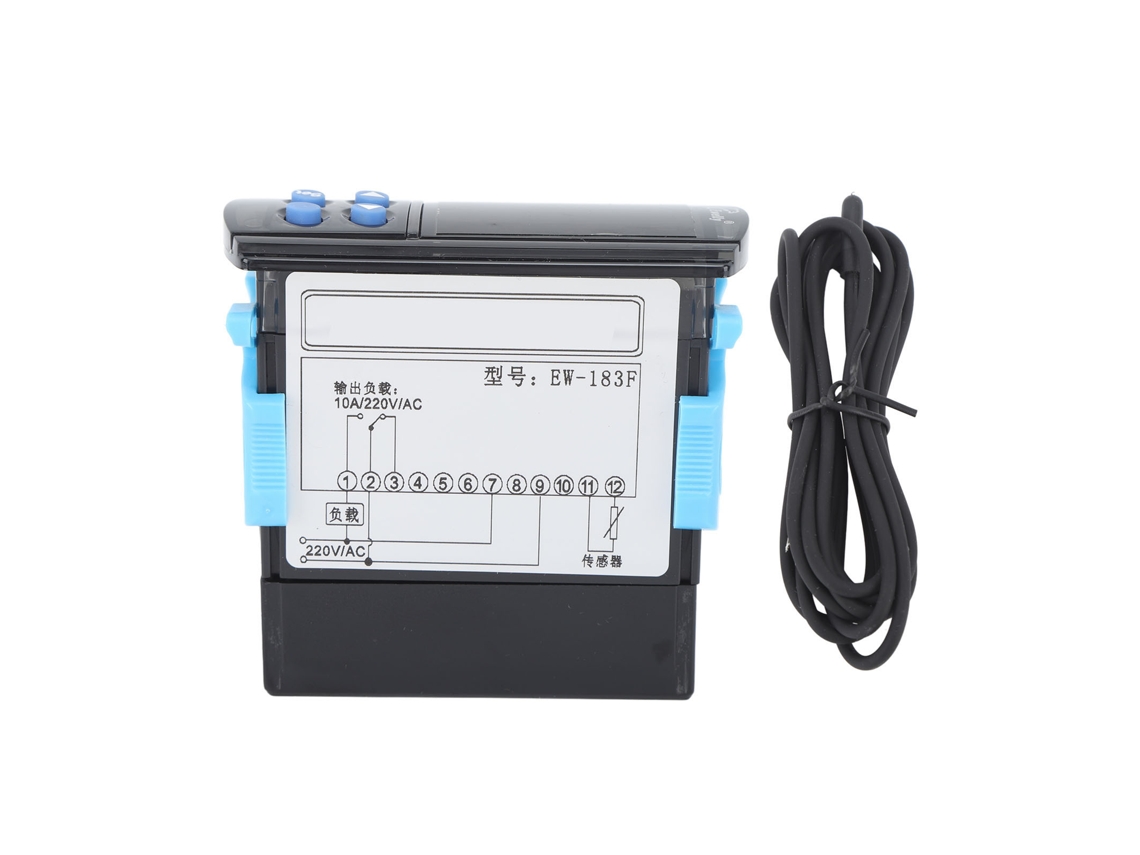 Controlador De Temperatura Universal Con Dos Pantallas Microcomputador Termostato Para Refrigeración Y Calefacción Ac220v