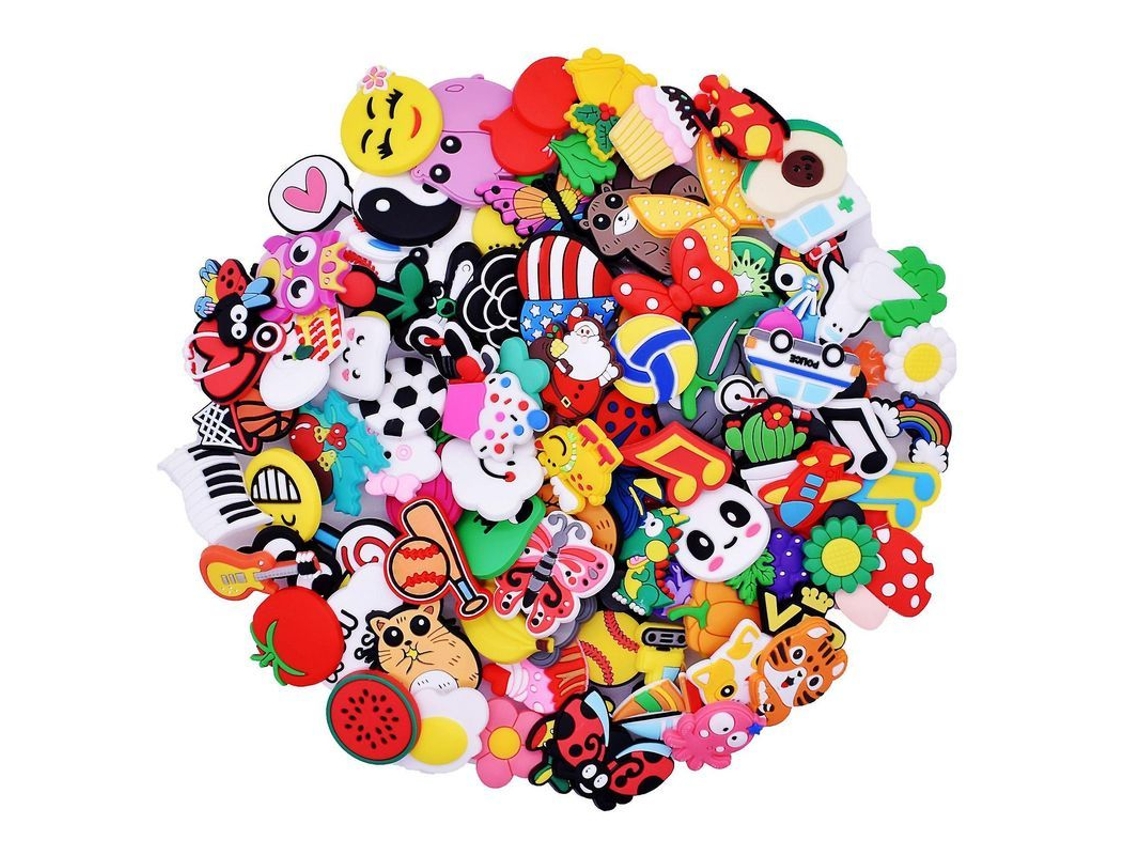 2026-50 Charmas Aleatorias Para Zapatos Crocs Y Pulseras Material Pvc Regalos De Fiesta Navidad Pascua