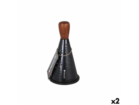 Rallador PERCUTTI Organizer (Marrón - Negro - Madera - Acero)