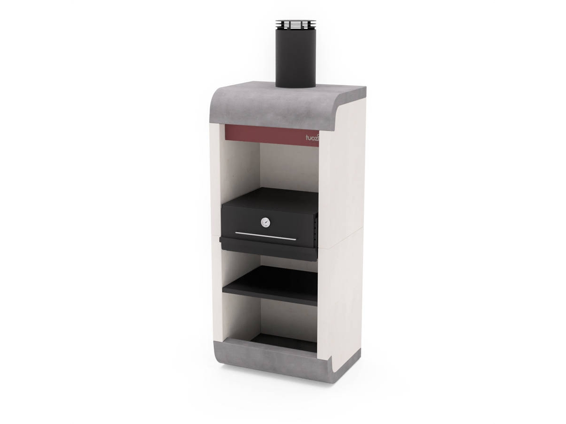Parrilla TUOZI Sud Plus (Blanca, Gris, Roja - 81x60x220cm)