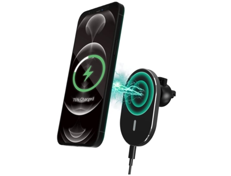 Cargador Sem Carro para iPhone 13 Pro/12 Pro/13 Pro Max/13/12/13 Mini YIZHOOD Negro