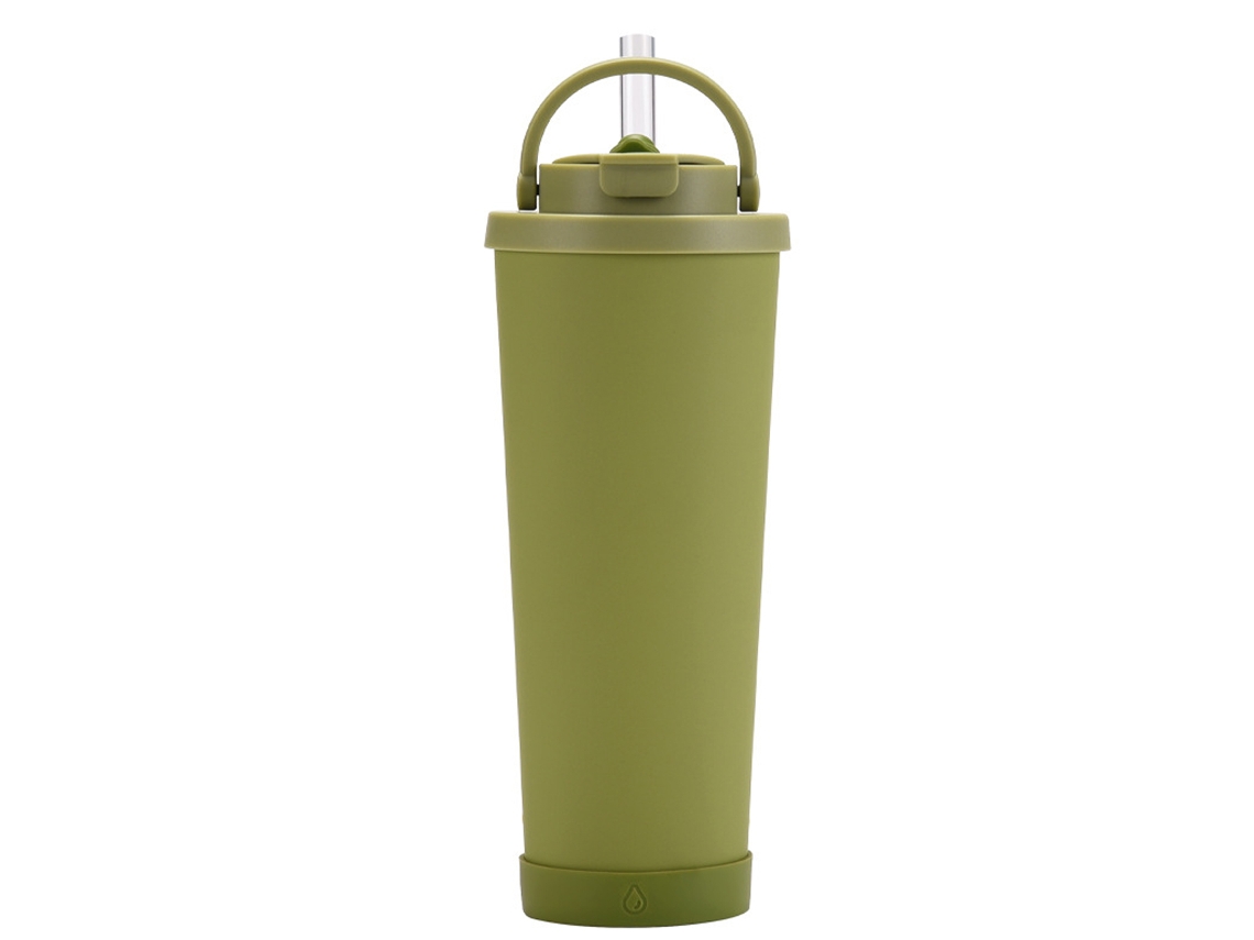 Botella Termo de Acero Inoxidable de 830ml con Boca y Pajita NEVEANCE