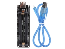 Yncm2026-placa Shield De Batería 18650 Para Raspberry Pi 5~8v 3v1a 5v2a Con Cable Usb