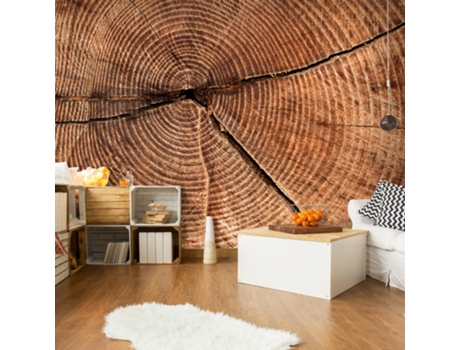 Papel de Pared ARTGEIST Coupe d'un tronc d'arbre (400x309)