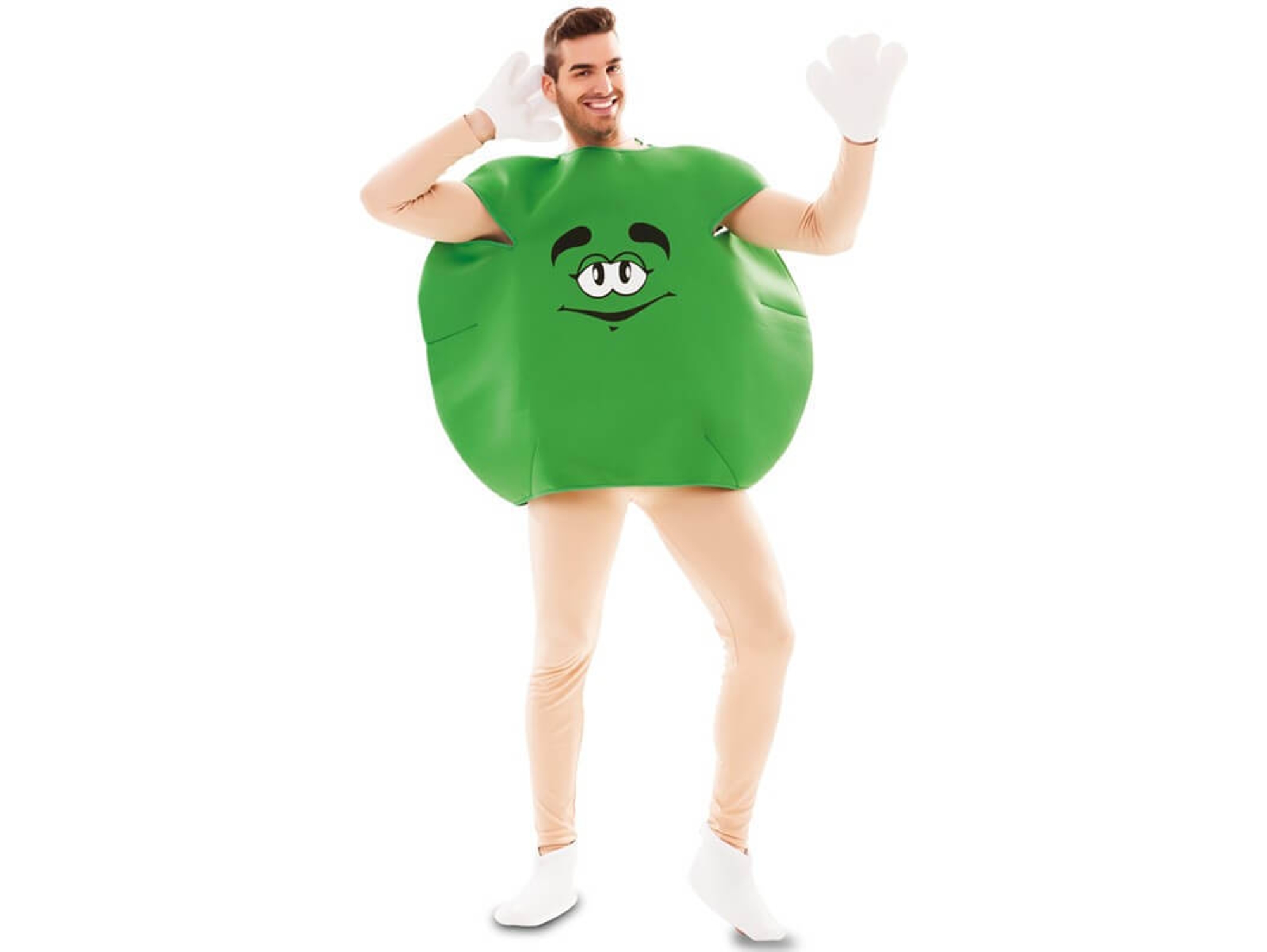 Disfraz Unisex DISFRAZZES Chocolatina Verde (Talla: Talla Universal)