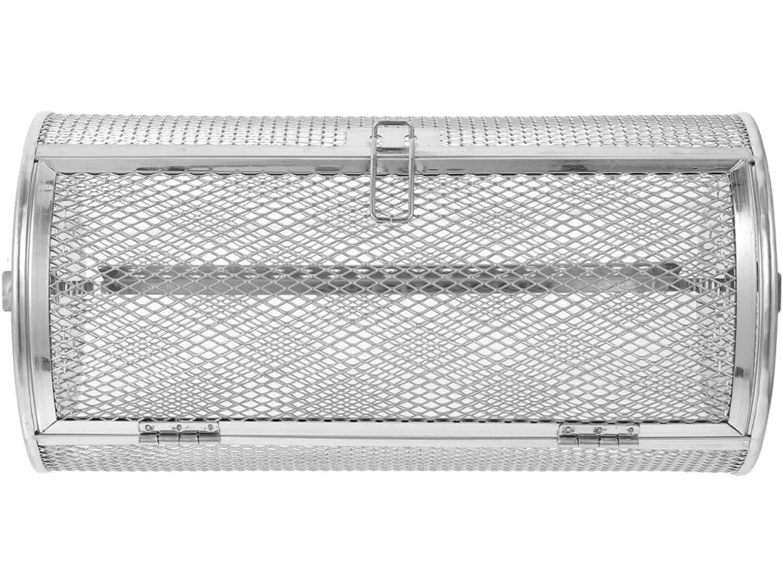 Cesta Giratoria De Acero Inoxidable Para Freidoras De Aire Y Hornos, Función De Rotación De 360°, Jaula Para Horno Para