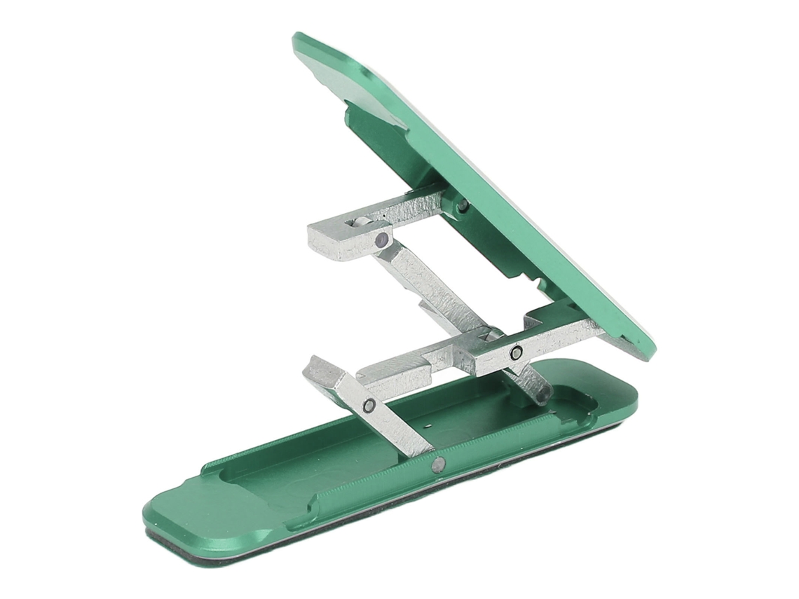 Suporte De Celular W Multifuncional Pasta Autoadesivo Com Ângulos Ajustáveis Para Smartphones De 4 A 8 Polegadas Verde