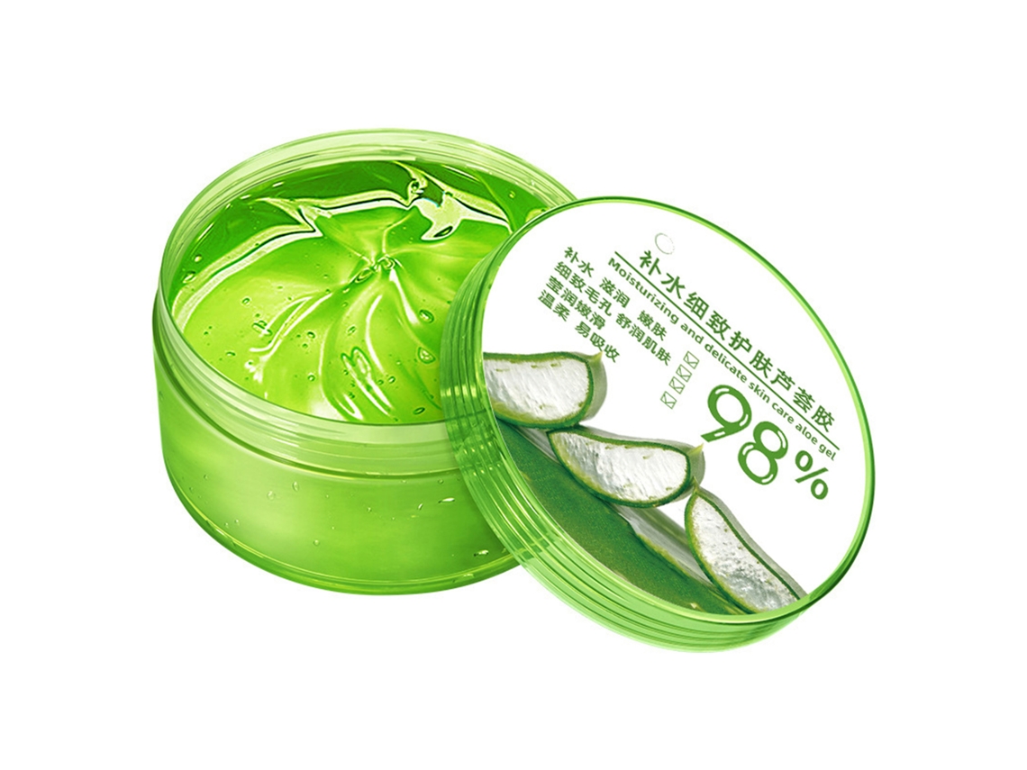 Gel de Aloe Vera Hidratante y Nutritivo para Cuidado de la Piel, Reparación Post-solar, 300g