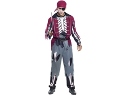 Disfraz de Hombre PARTILANDIA calavera pirata (Tam.: S)