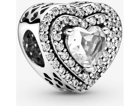 Charm PANDORA Corazón (Plata - Plateado - Talla Única)