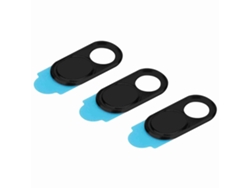 Aetheria 3 tapas metálicas para lentes de cámara, protector de privacidad adhesivo para webcam para smartphones y tabletas (plateado)