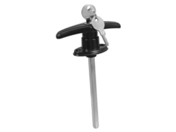 Cerradura universal para garaje, puerto y uso general. Incluye 2 llaves Rosewell.