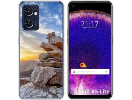 Carcasa Oppo Find X5 Lite 5G TUMUNDOSMARTPHONE Dibujos Sunset Multicolor