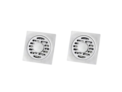 Fregadero De Acero De 2 Piezas Con Desagüe Cuadrado Y Sistema Antiobstrucción Para Baño Y Cocina.
