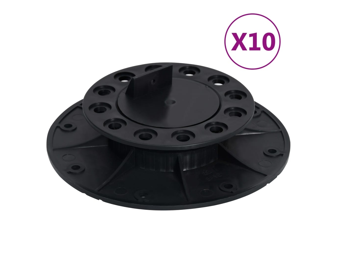 Patas Ajustables Para Terraza 10 Unidades 25-40 Mm