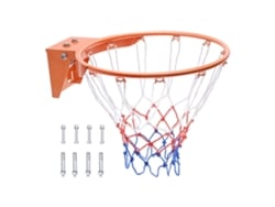 Aro de Baloncesto 18 con Red de Nylon y Soporte Universal Tekmaquinas