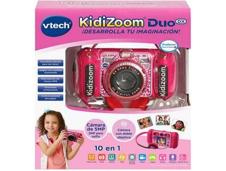 Camera Digital VTECH Kidizoom Duo Dx 10 en 1 Rosa