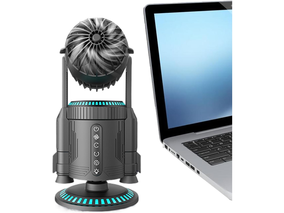 Ventilador De Escritorio | Ventilador Personal Con Flujo De Aire Ajustable Y Silencioso