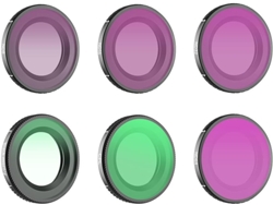 Juego De 6 Filtros Ópticos De Vidrio Compactos Y Suaves Dji Osmo Nano Cpl Nd8 16 32 64 1 4, 10,4 X 2,5 Cm