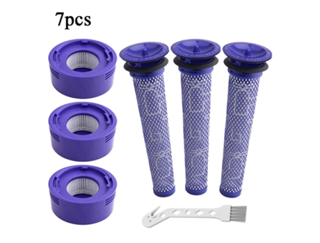 Reemplazo de filtros de 7 piezas para Dyson V6V7 V8 Absolute V8 Animal V7 Absolute V7 Animal Plus Kit de núcleo de filtro de aspiradora