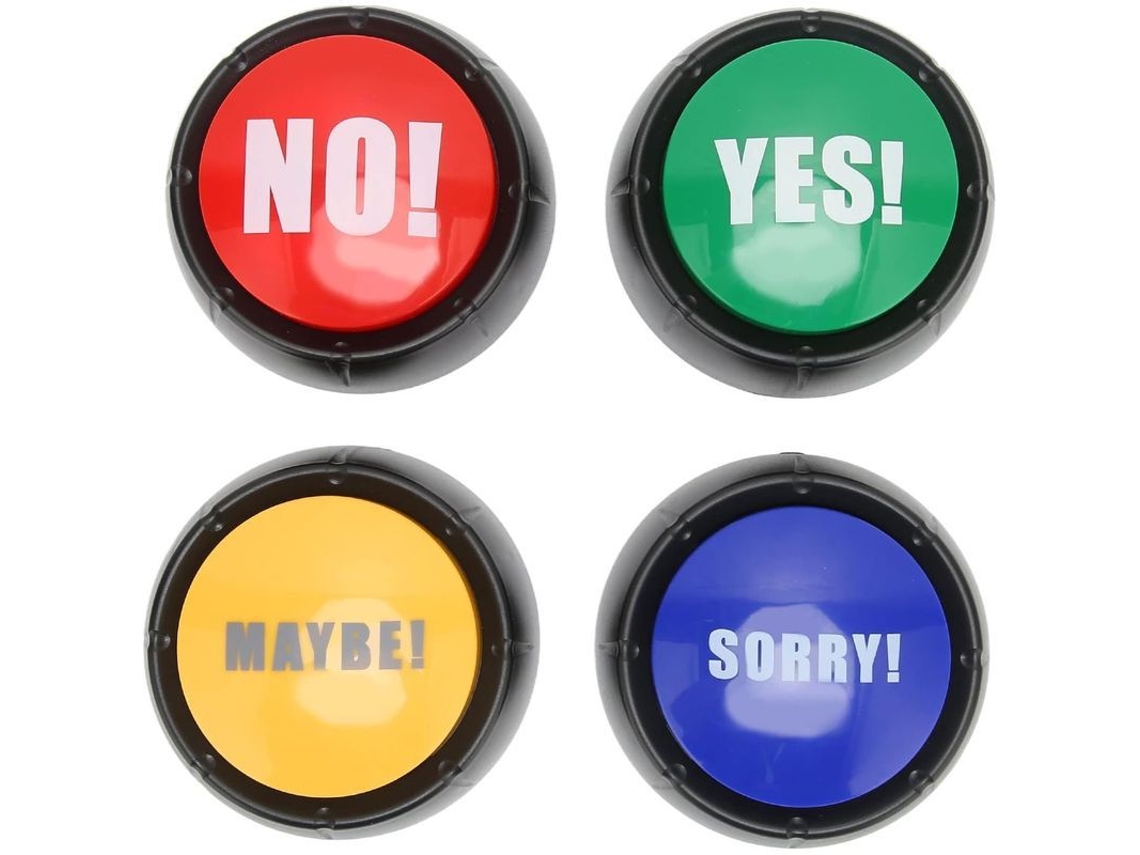 4 Botones Pequeños Para Perros Y Gatos, Botones De Entrenamiento Interactivo Para Mascotas Con Sonidos Pregrabados