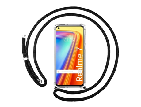 Carcasa Realme 7 TUMUNDOSMARTPHONE Colgante Negro