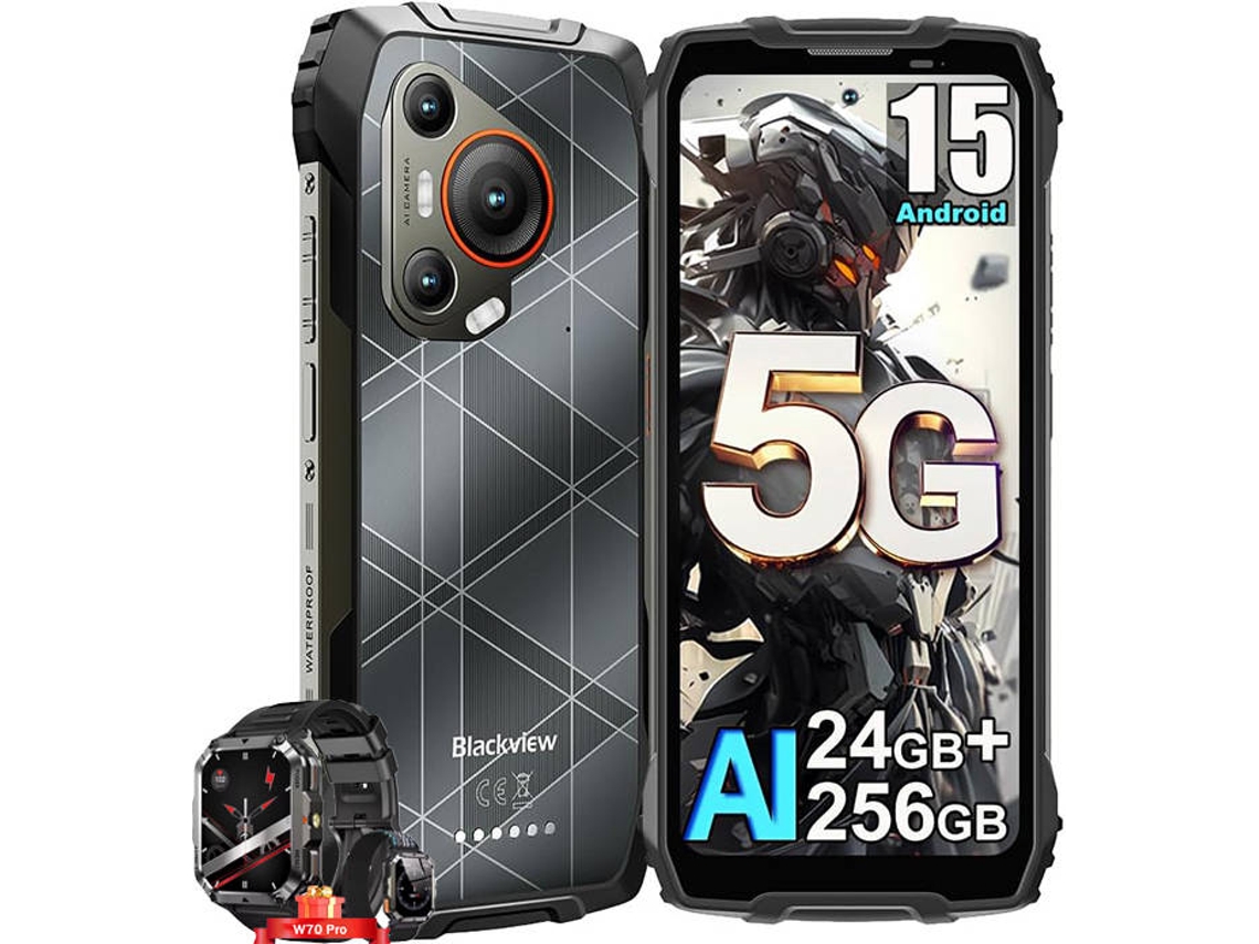Teléfono inteligente 5g Blackview BL7000 6.78'' 24 GB 256 GB Negro