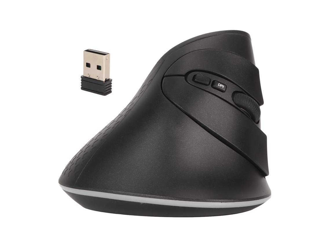Ratón Vertical Inalámbrico Ergonómico Bluetooth 2.4g 800-1600 Dpi Para Pc Portátil Y De Escritorio