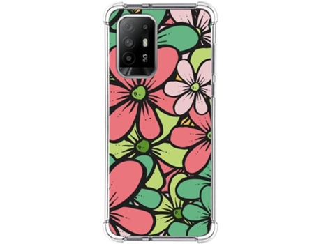 Carcasa Oppo A94 5G TUMUNDOSMARTPHONE Dibujos Antigolpes Flores 02 Multicolor