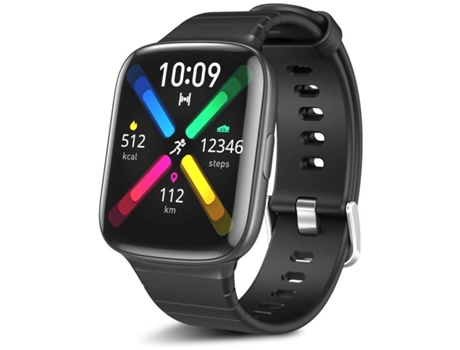 Smartwatch MDUG Monitor de Frequência Cardíaca Preto