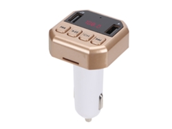 Transmisor FM Bluetooth con reproductor MP3 y cargador integrado