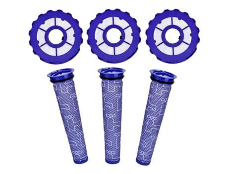 Kits de filtros de 3 piezas, repuesto de filtro postmotor Hepa, filtro premotor para aspiradoras Dyson Dc40, pieza de repuesto