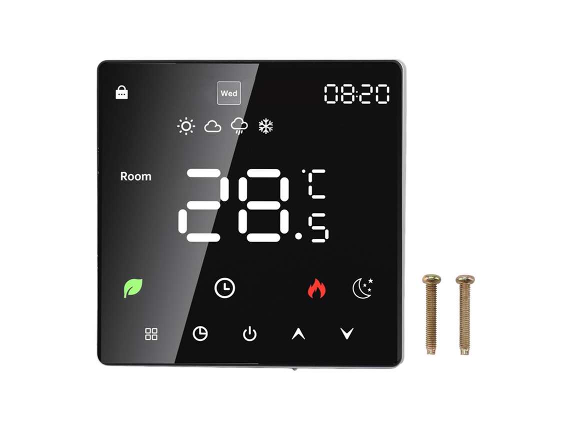 Termostato Digital Inteligente Programable Con Pantalla Lcd Y Conexión Wifi Táctil Para Calefacción Por Suelo Radiante 90v-240v
