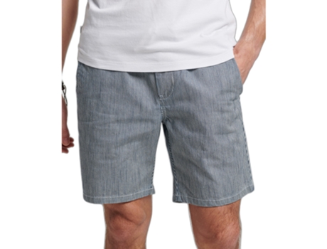 Pantalones Cortos SUPERDRY Hombre (S - Azul)