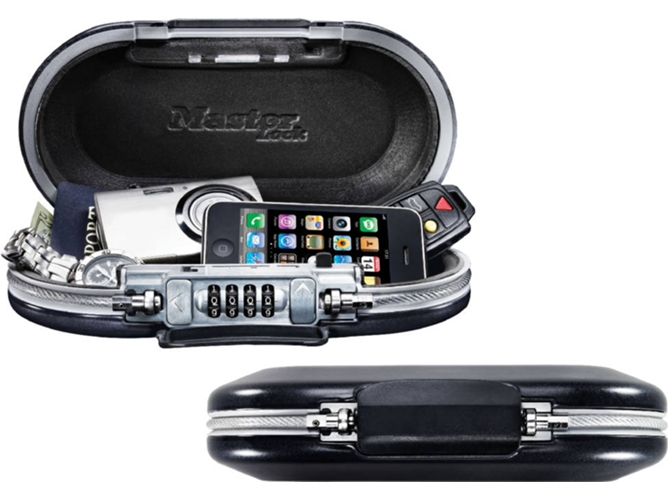 Caja Fuerte MASTER LOCK 5900EURD Portátil y Plata Negro (240x129x60mm - ABS)