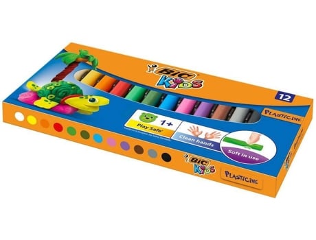 Plastilina en Barras BIC KIDS 575568 (12 Unidads)