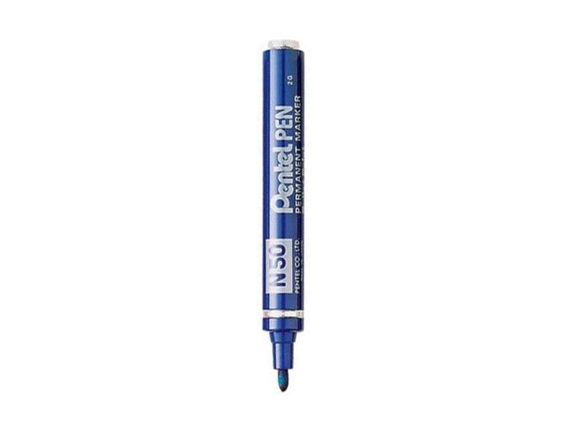 Marcador Pentel N50 Permanente Azul