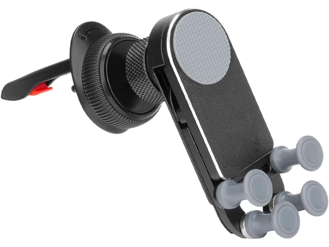 Soporte Giratorio Ajustable Para Teléfono Con Ventilación Y Base Antideslizante, Para Smartphones.