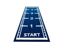 Pista De Atletismo De Césped Artificial - 5 X 1,5 Metros - Azul