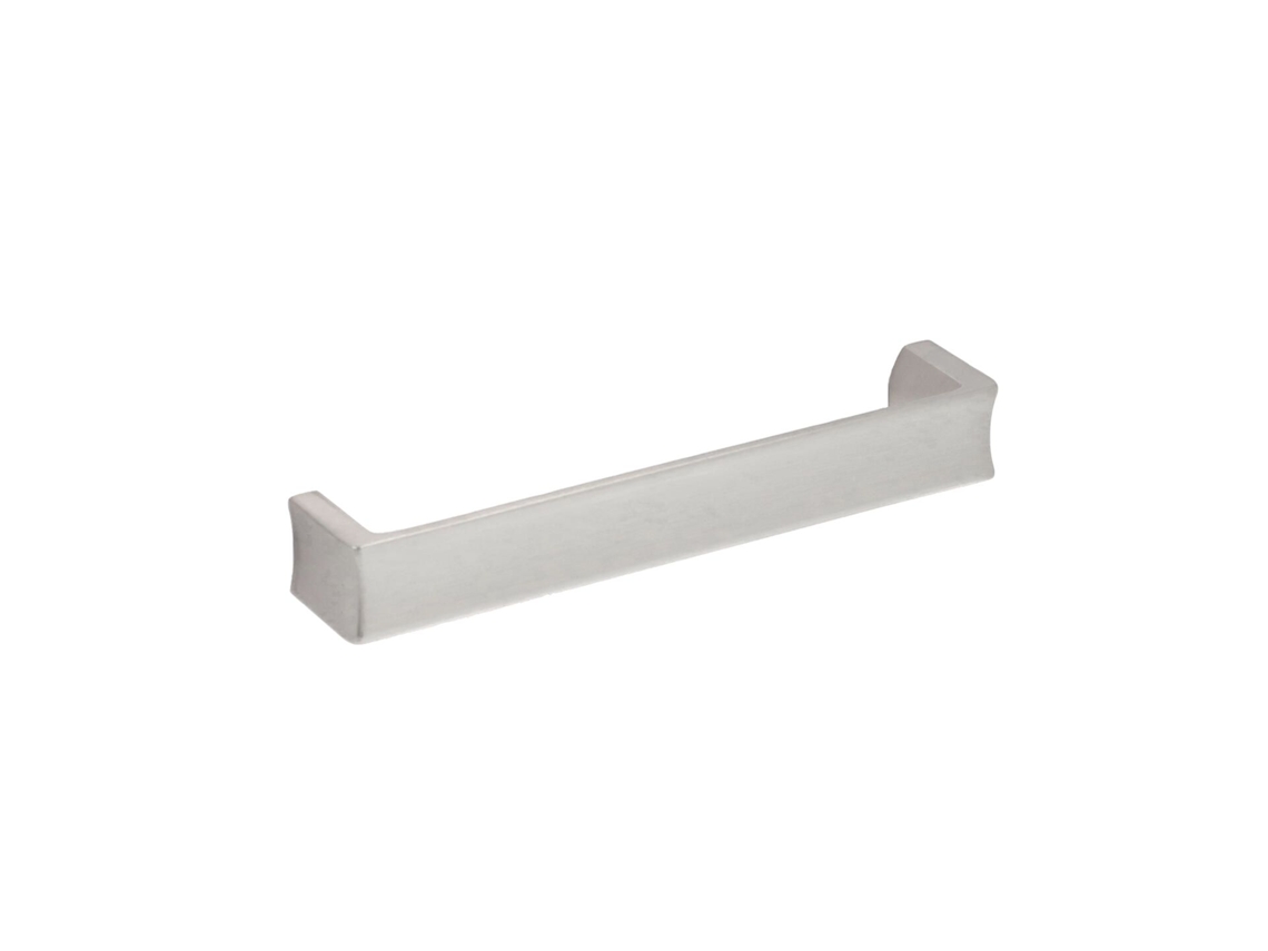 Tirador para mueble Aleación de zinc. Estilo Contemporáneo. Distancia entre ejes 128. Niquel satinado HARDWAREXCHANGE
