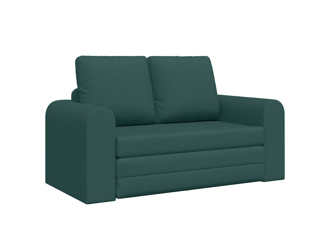 Sofá Cama | Sofá De Salón | Sofá De Descanso 60cm Verde Oscuro Tela